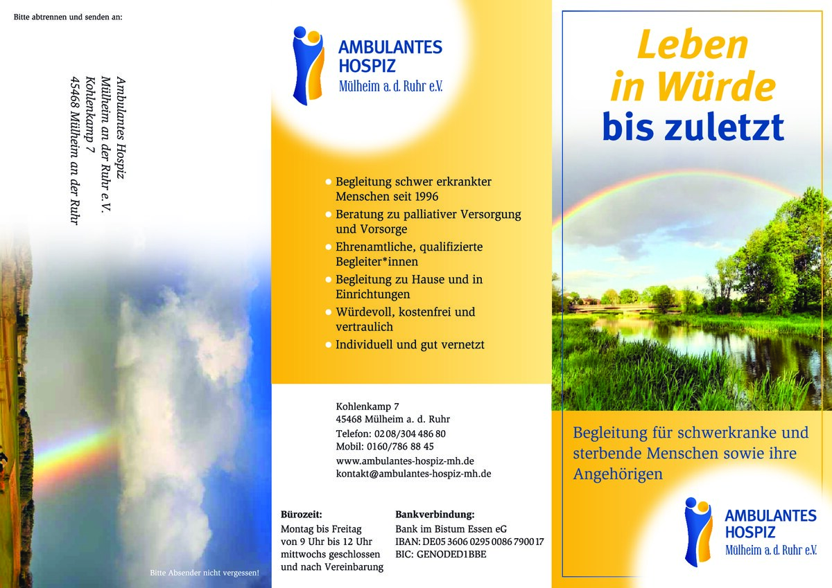 Deckblatt Infoflyer Ambulantes Hospiz
